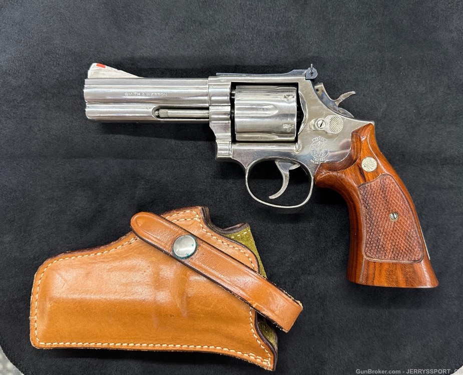 Smith & Wesson 586 Nickel 357 Magnum -img-1
