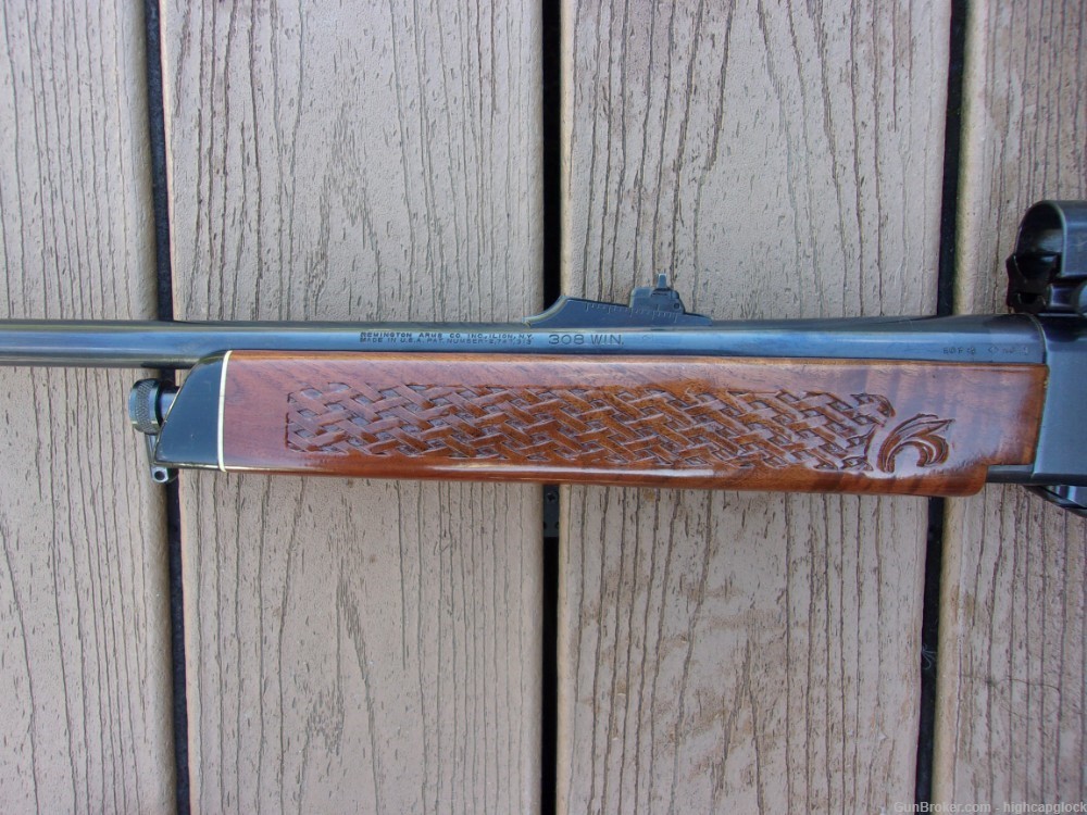 Remington 742 BDL .308 Semi Auto BASKET WEAVE Wood LEFTY Left Hand $1START-img-9