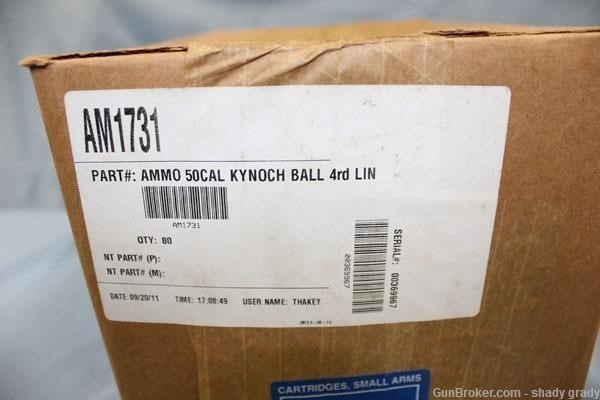 50 cal 50 bmg ball fmj ammo kynoch 80rd case -img-1