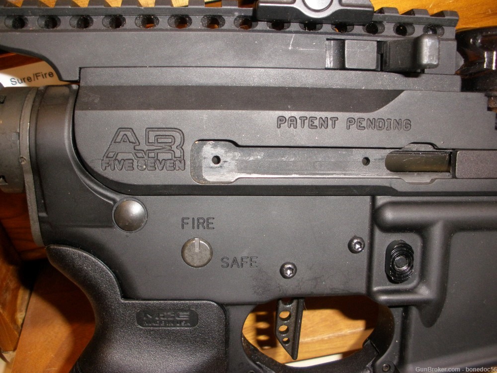 RARE - PSA -5.7x28 AR57 pistol with long rail and extras-img-8