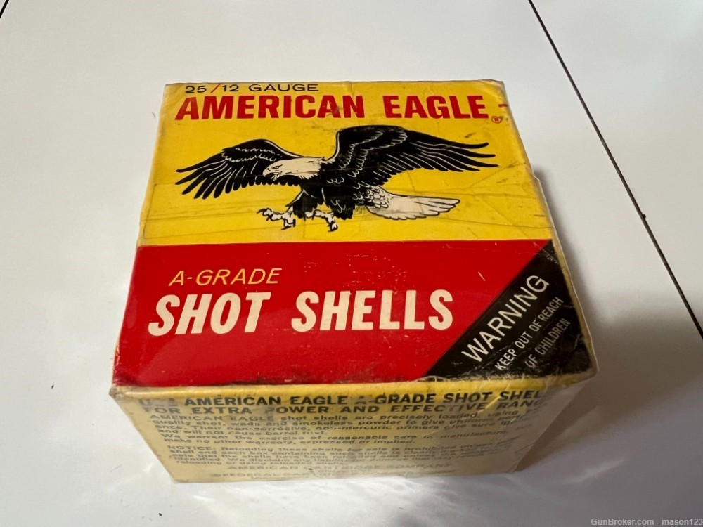 FULL 12 GA A GRADE AMERICAN EAGLE MAGNUM BOX NO 5-img-0