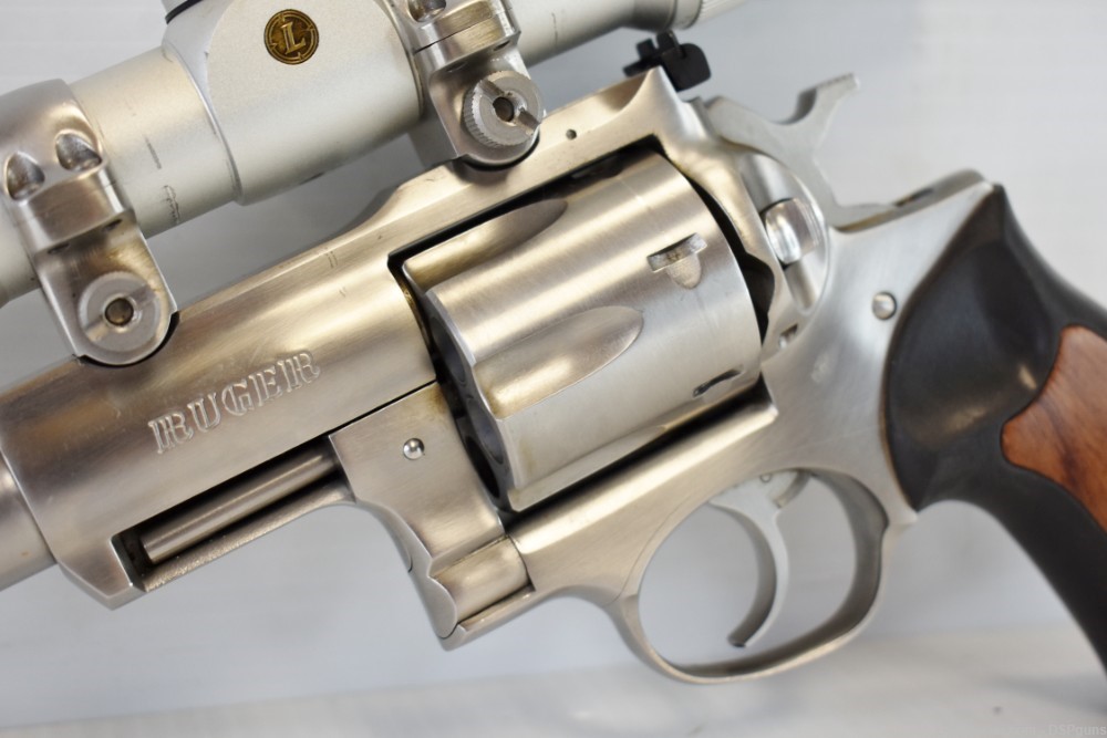 Ruger Super Redhawk Stainless .44 Mag 7.5" w / Leupold  VX-111 2.5-8X32mm-img-22