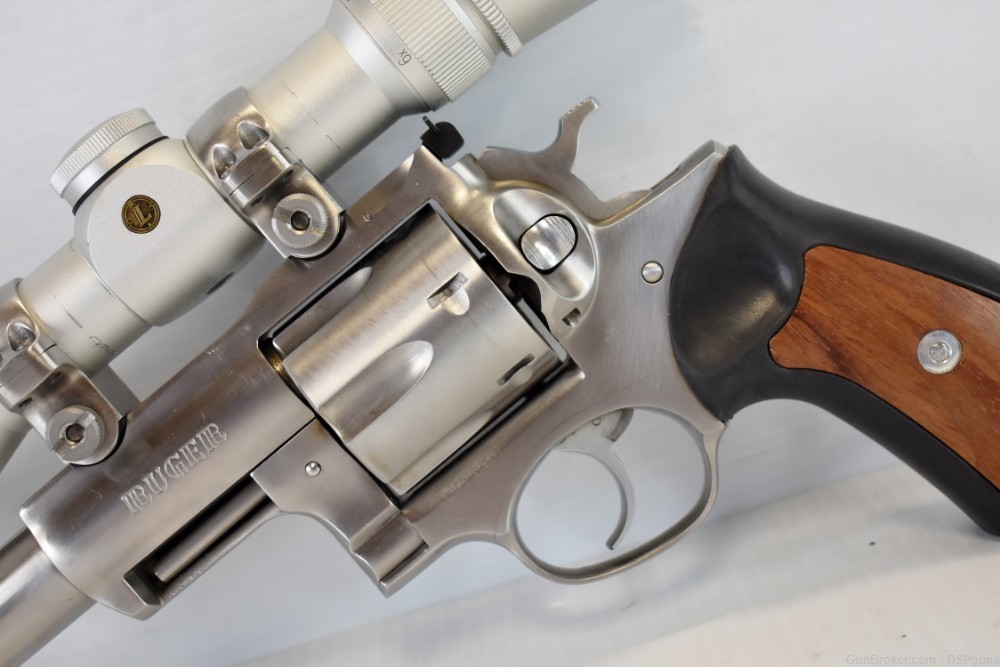 Ruger Super Redhawk Stainless .44 Mag 7.5" w / Leupold  VX-111 2.5-8X32mm-img-19