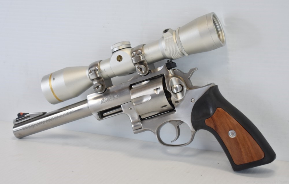 Ruger Super Redhawk Stainless .44 Mag 7.5" w / Leupold  VX-111 2.5-8X32mm-img-18