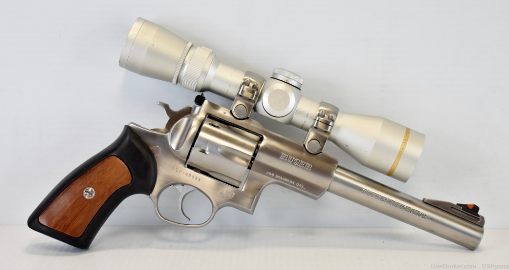 Ruger Super Redhawk Stainless .44 Mag 7.5" w / Leupold  VX-111 2.5-8X32mm-img-0