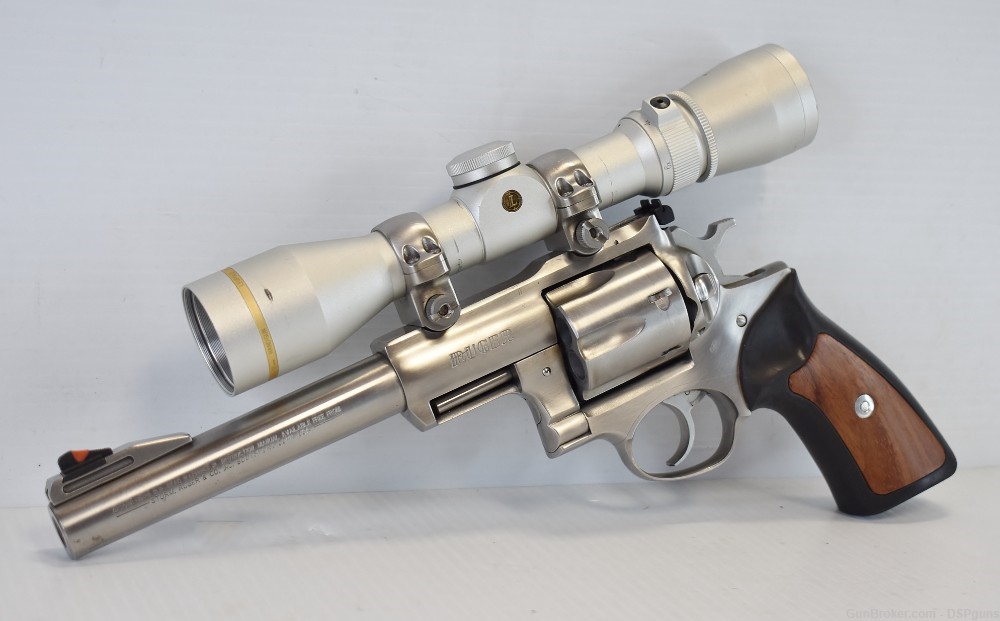Ruger Super Redhawk Stainless .44 Mag 7.5" w / Leupold  VX-111 2.5-8X32mm-img-17