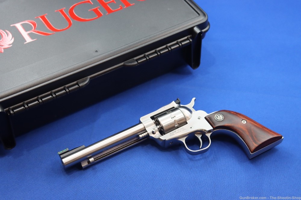 Ruger Model Single TEN Revolver 22LR 5.5" 10RD STAINLESS STEEL 08100 New SS-img-0