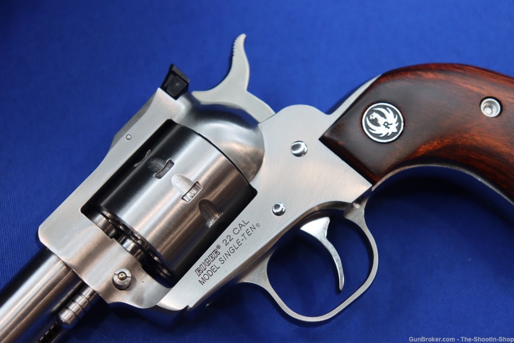 Ruger Model Single TEN Revolver 22LR 5.5" 10RD STAINLESS STEEL 08100 New SS-img-4