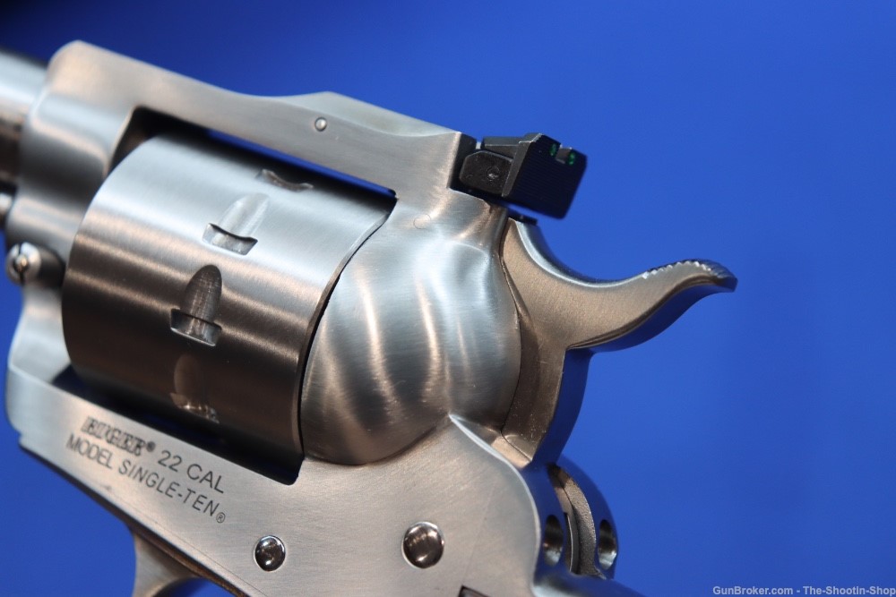 Ruger Model Single TEN Revolver 22LR 5.5" 10RD STAINLESS STEEL 08100 New SS-img-17