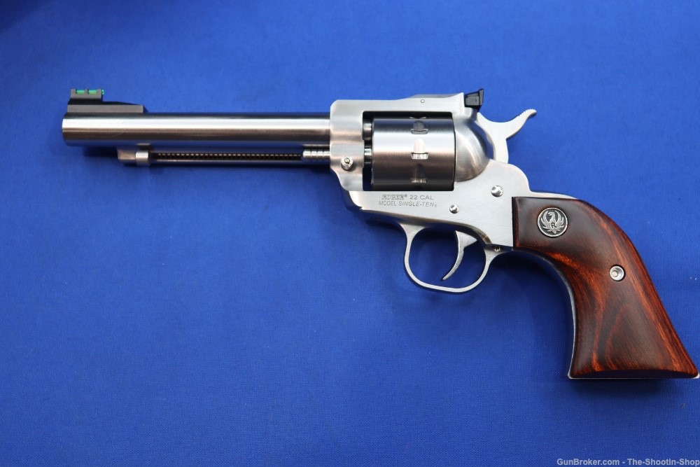 Ruger Model Single TEN Revolver 22LR 5.5" 10RD STAINLESS STEEL 08100 New SS-img-18