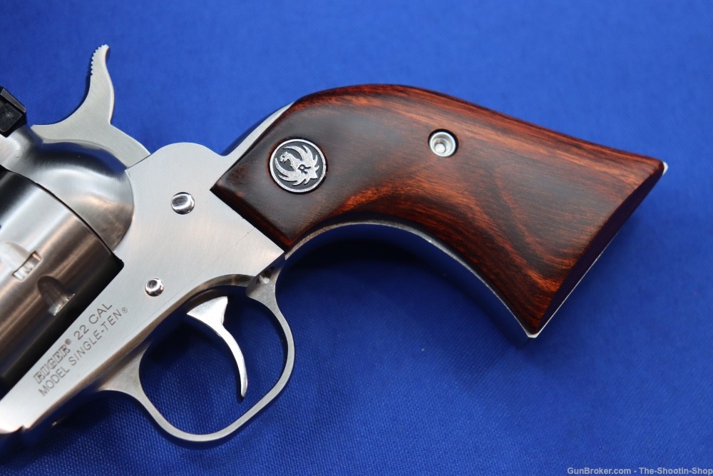 Ruger Model Single TEN Revolver 22LR 5.5" 10RD STAINLESS STEEL 08100 New SS-img-5