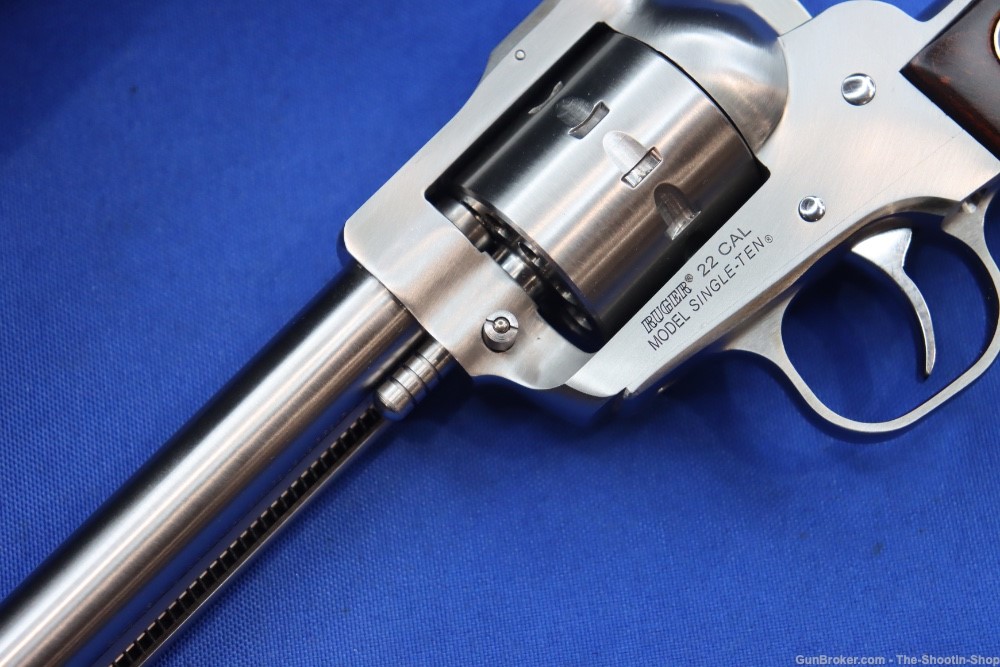 Ruger Model Single TEN Revolver 22LR 5.5" 10RD STAINLESS STEEL 08100 New SS-img-3