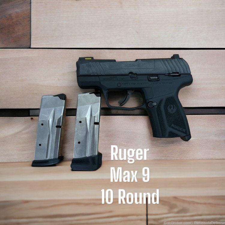 Ruger Max-9  10 round NO RESERVE HIGH BID WINS-img-0