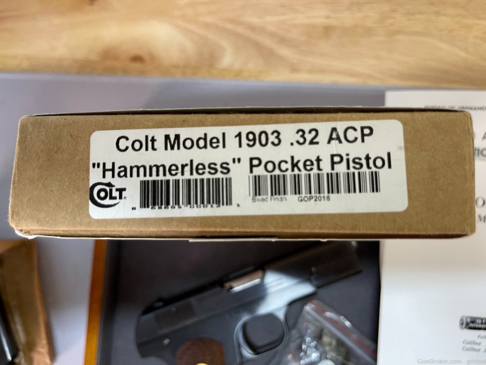 Colt 1903 Pocket Hammerless ACP 32 Blued-img-17