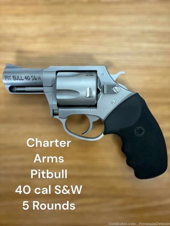 Charter Arms Pit Bull 40 S&W NO RESERVE HIGH BIDDER WINS-img-0