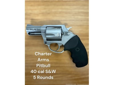 Charter Arms Pit Bull 40 S&W NO RESERVE HIGH BIDDER WINS