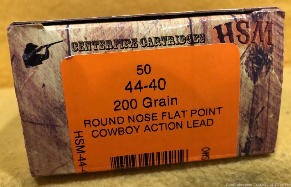 HSM 44-40 200 gr. RNFP Cowboy action 50 rds. NO CC FEES-img-0