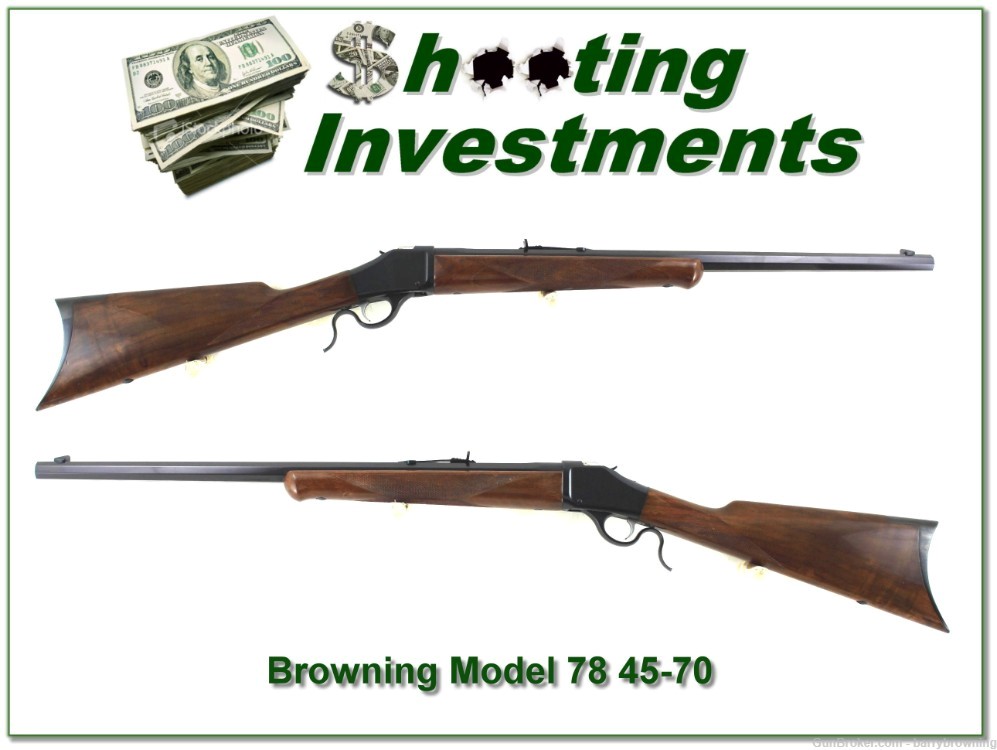 Browning Model 78 45-70 24in heavy octagonal barrel-img-0