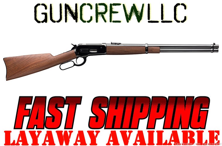 Winchester 1886 Saddle Ring Carbine 45-90 Win 534281171 Blued 22" Layaway-img-0