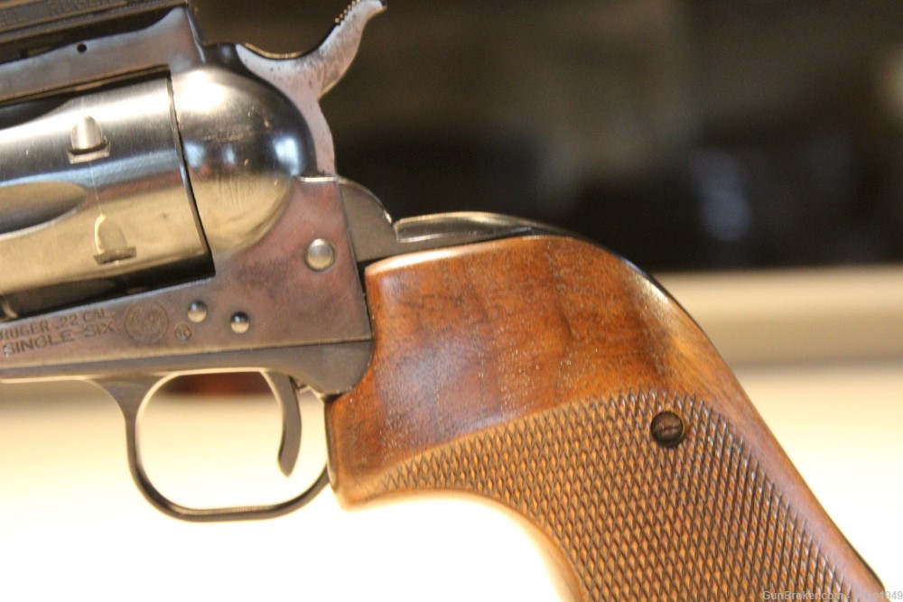 USED Ruger Super Single Six .22 LR Revolver SAO w/ Bushnell Phantom II 1971-img-4