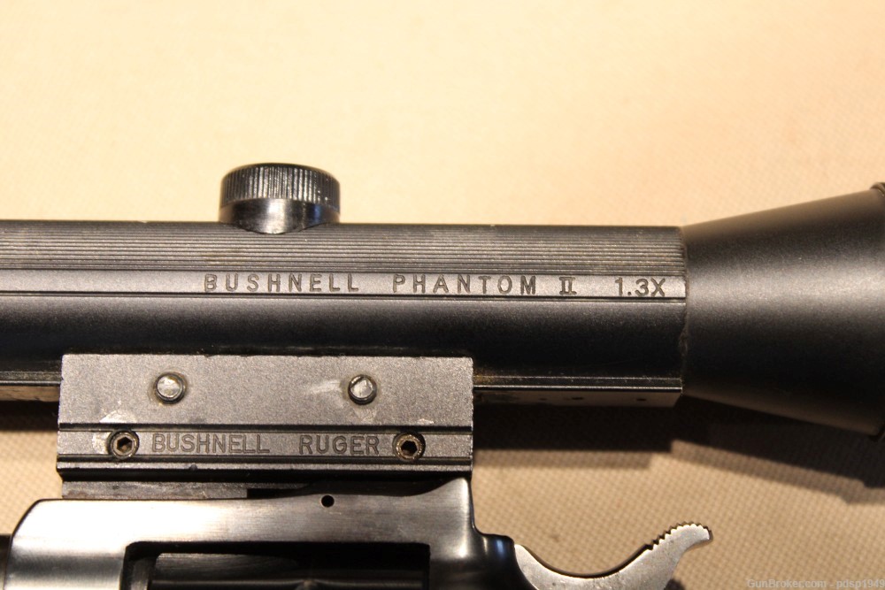 USED Ruger Super Single Six .22 LR Revolver SAO w/ Bushnell Phantom II 1971-img-11