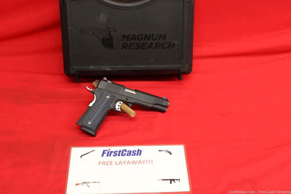 Magnum Research Desert Eagle 1911 45ACP, New In Box 8RD Magazines-img-0