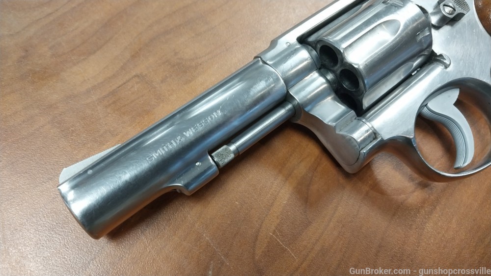 Smith & Wesson Model 64-1 Stainless Revolver .38 Special 4" Heavy Barrel -img-1
