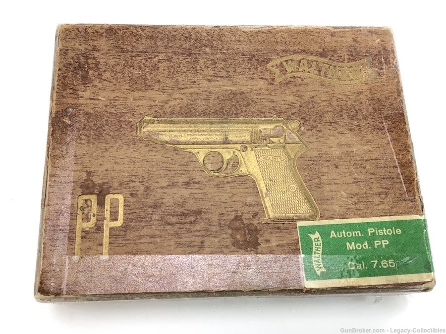 Original Walther PP Box WWII Era German Pistol Part 7.65mm-img-9