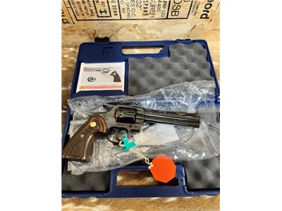 Colt Python 6” Blued 357 Mag  Factory New In Box