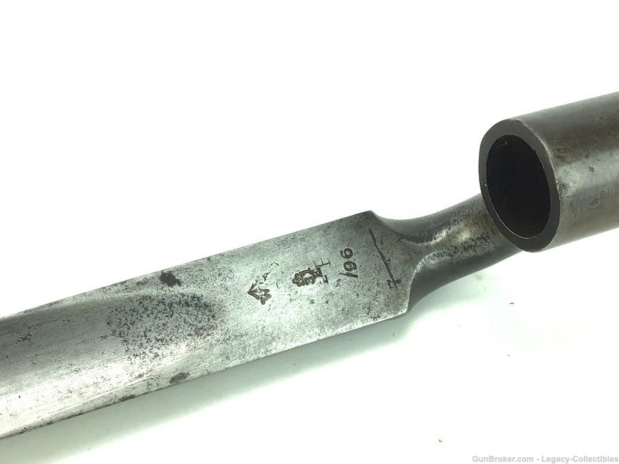 British Martini-Henry 1895 Socket Bayonet-Leather Scabbard-img-2