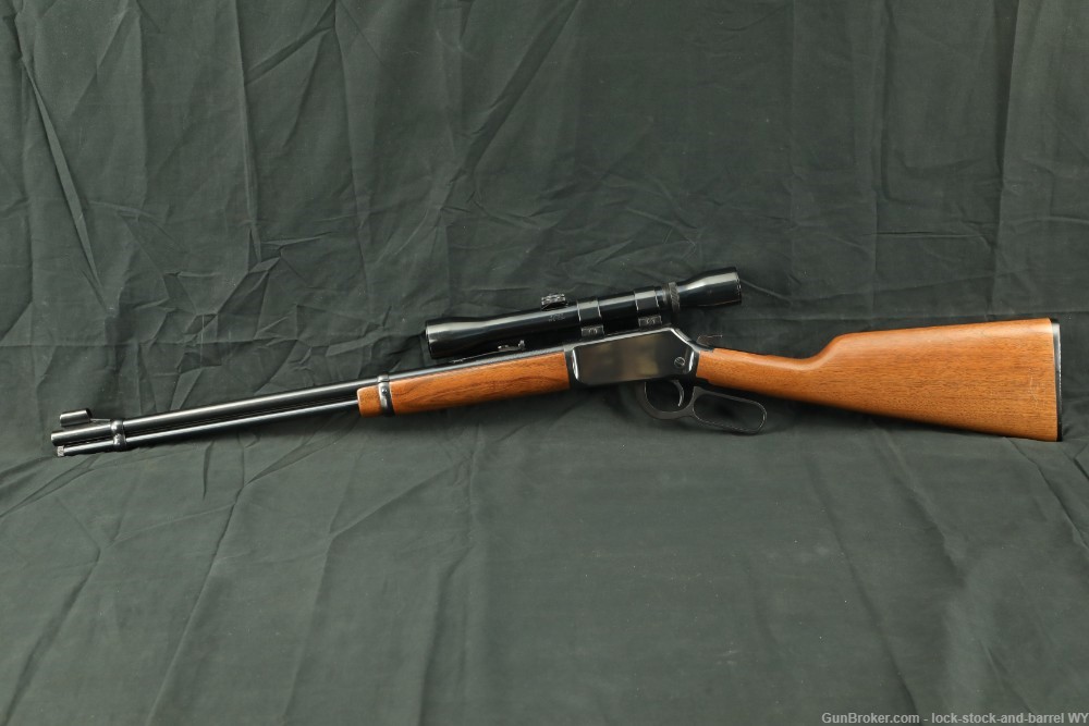 Winchester Model 9422 .22 Short Long LR Lever Action Rifle & Scope MFD 1976-img-7