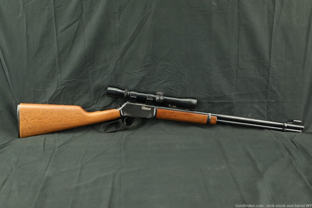 Winchester Model 9422 .22 Short Long LR Lever Action Rifle & Scope MFD 1976-img-2