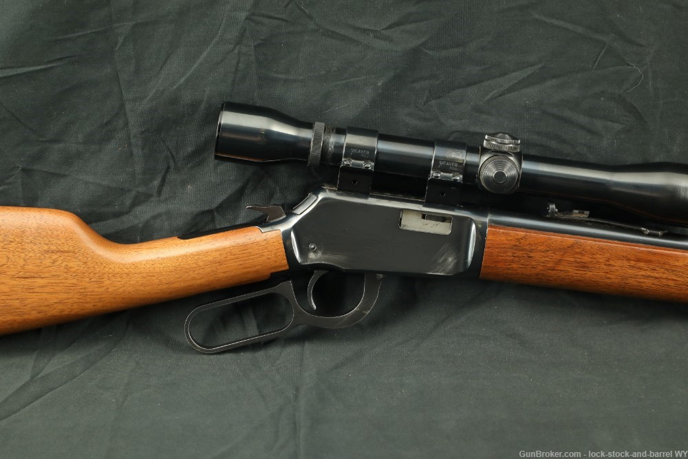Winchester Model 9422 .22 Short Long LR Lever Action Rifle & Scope MFD 1976-img-4