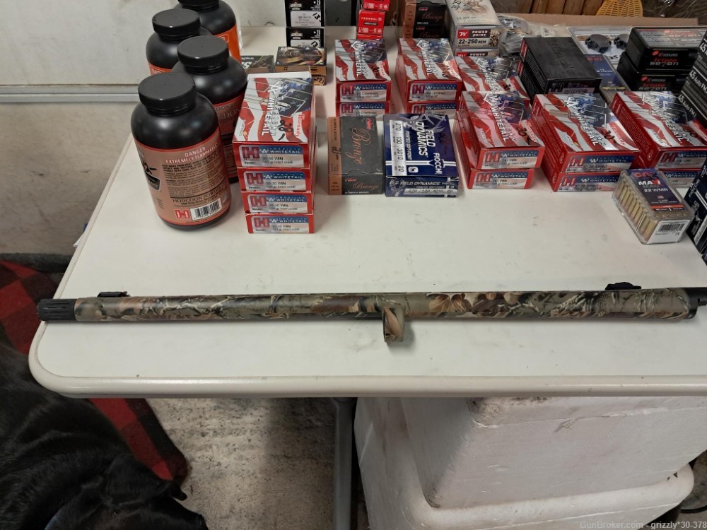 Remington 870 BBL.  Super Mag Camo used -img-0