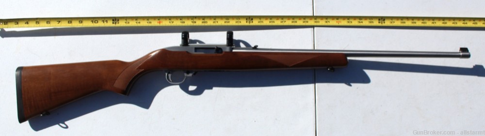 Ruger 10-22 Stainless Walnut 22" $1 Start No Reserve-img-0
