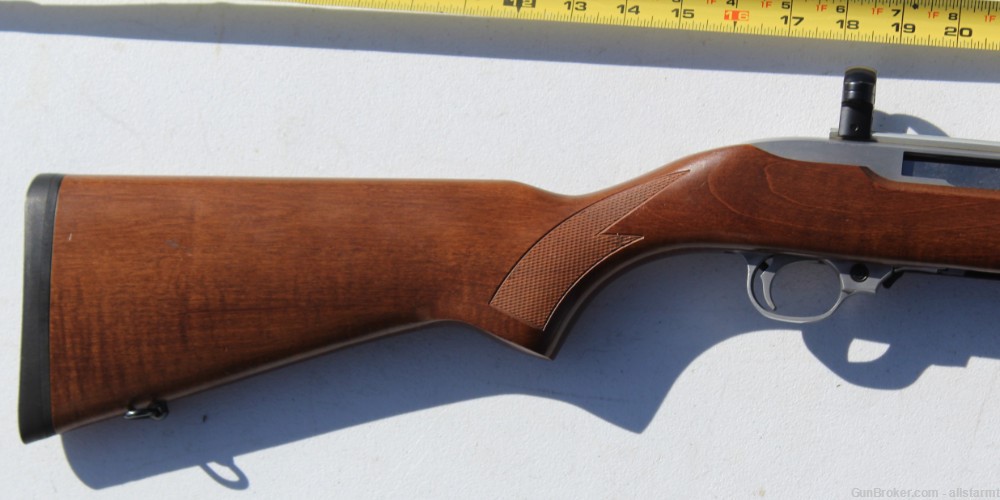 Ruger 10-22 Stainless Walnut 22" $1 Start No Reserve-img-1