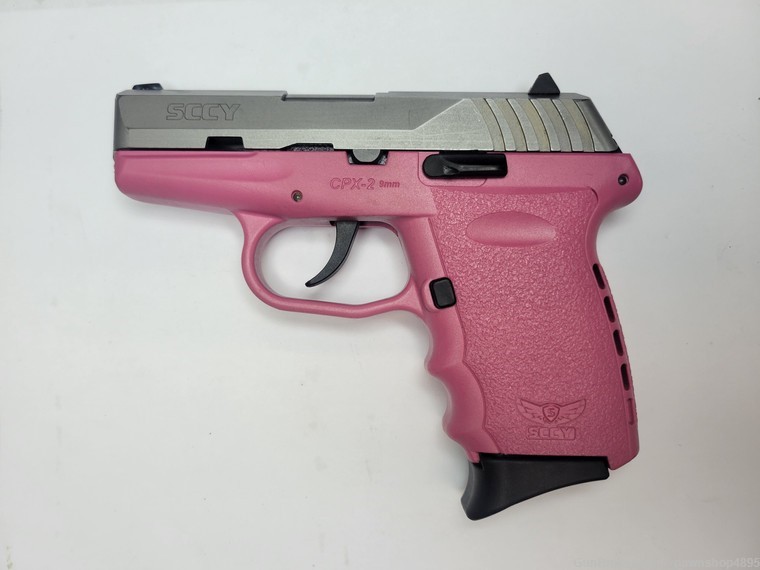 SCCY CPX-2 Pink 9mm Pistol - Used, One Magazine, No Box-img-0