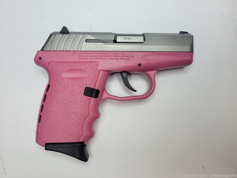 SCCY CPX-2 Pink 9mm Pistol - Used, One Magazine, No Box-img-1