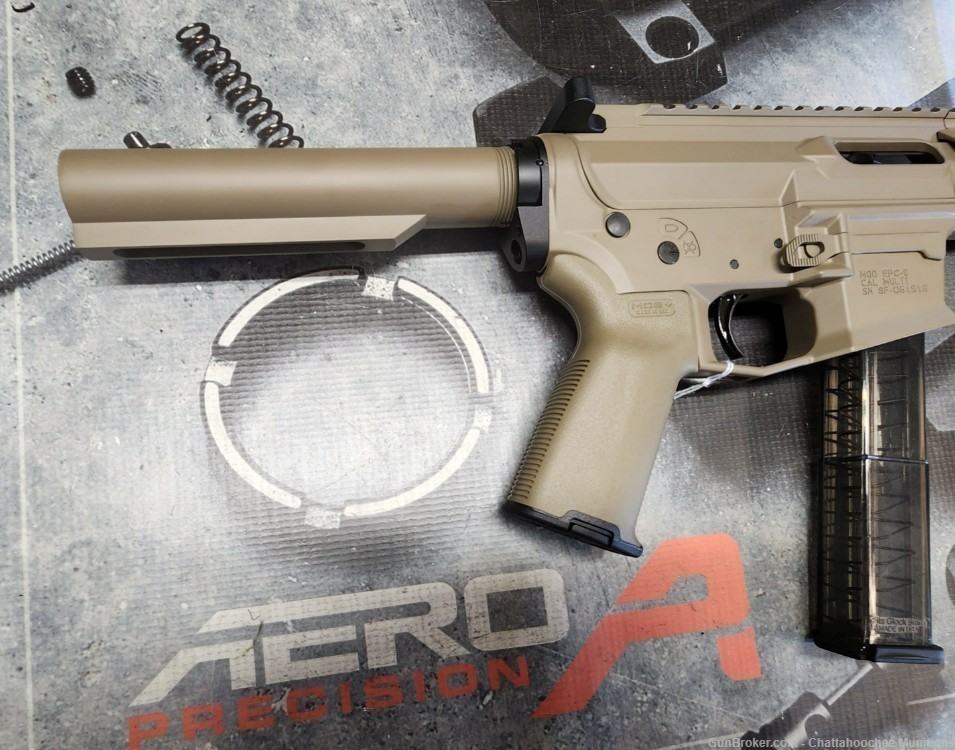 Aero Precision EPC 9mm 11" PCC Pistol FDE-img-1