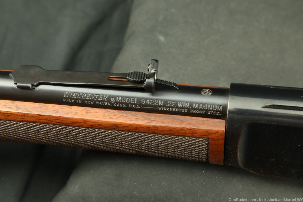 Winchester Model 9422M 20" .22 Magnum WMR Lever Action Rifle, MFD 1990s-img-27