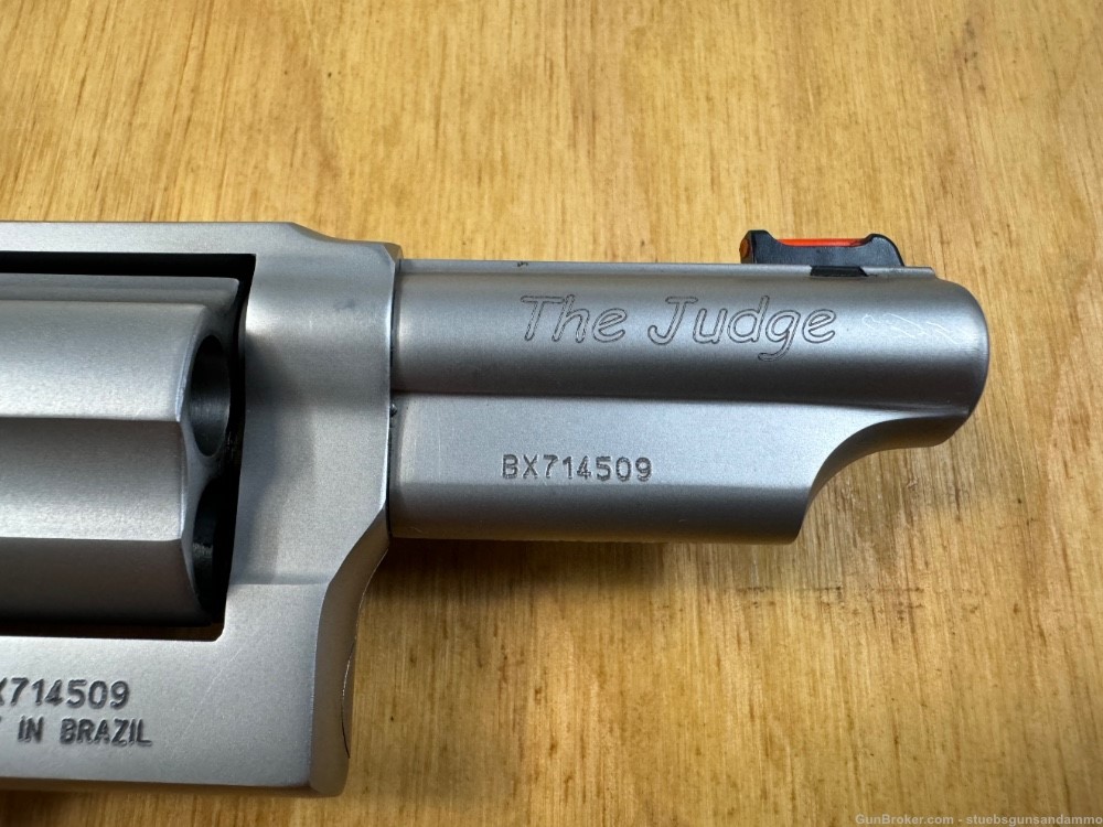 Taurus Judge 45lc/410 stainless 3” with crimson trace grip laser-img-5