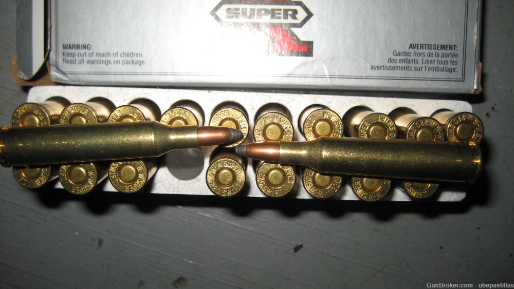 Winchester 220 Swift Ammo 20 rounds 50gr Soft Point-img-2