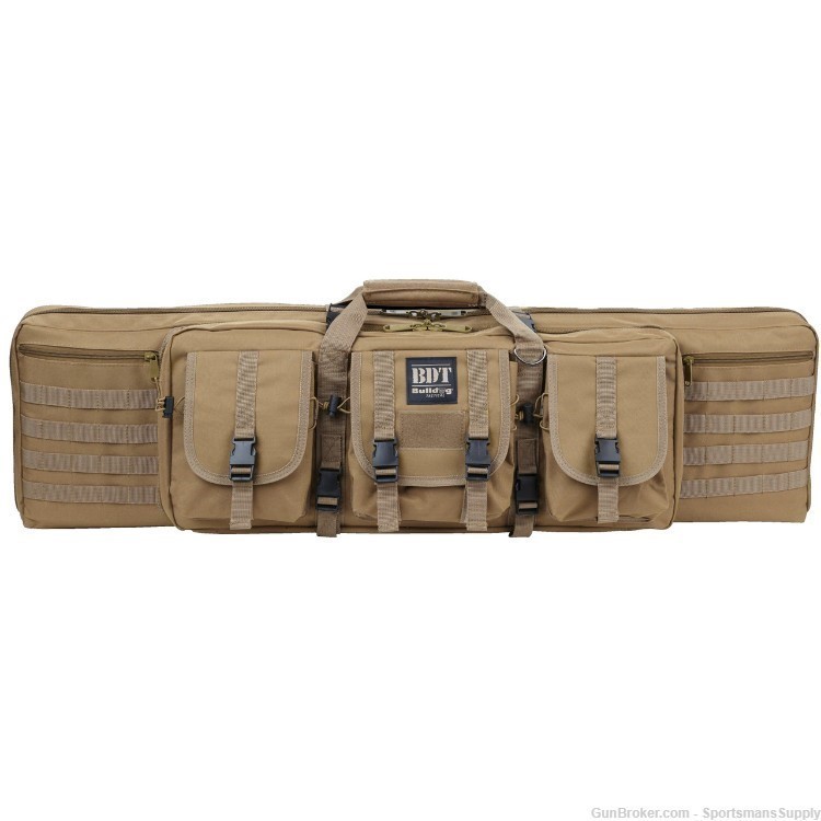 Bulldog BDT Deluxe Single Tactical Rifle Bag 36" Long Endura Tan NIB!-img-0