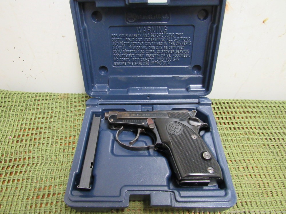 Beretta Model 21A Bobcat .25 ACP 2.5" Matte Blue DA/SA Semi-Auto Pistol-img-0