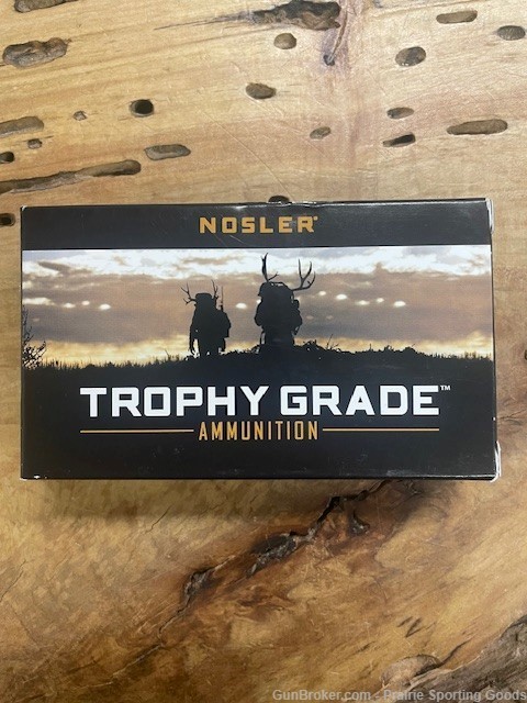 Nosler Trophy Grade Ammunition 260 Remington 125gr Partition NEW -img-0