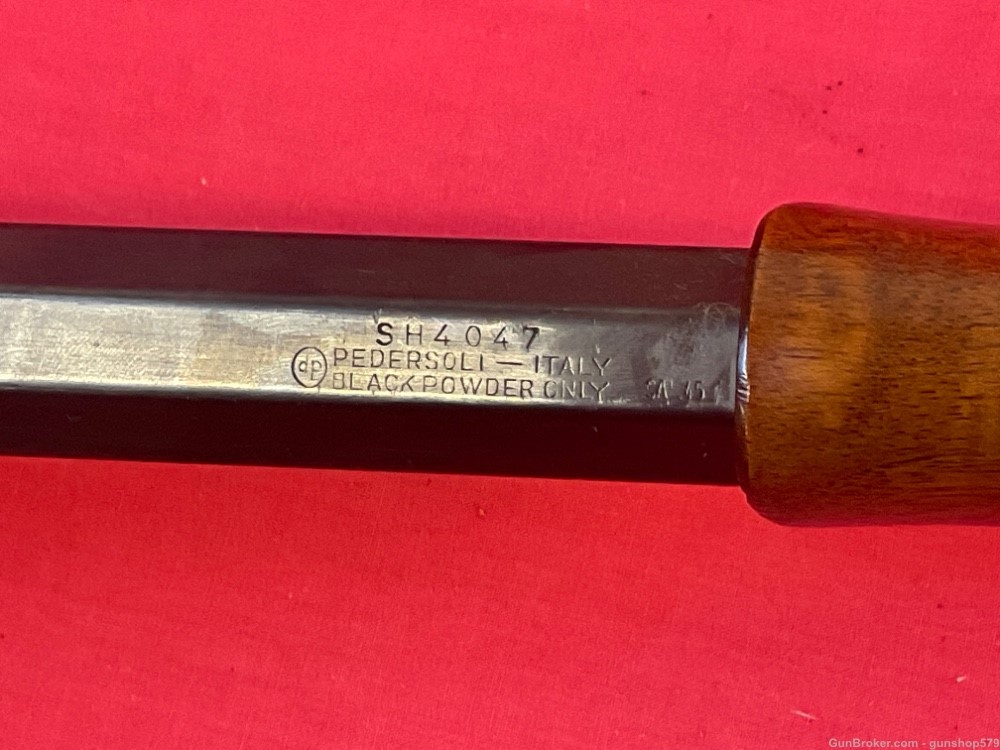 Pedersoli 1863 SHARPS Rifle Percussion 32 Inch Octagon 45 Cal Cap Ball -img-13