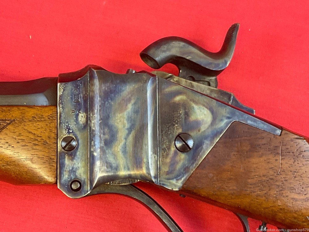 Pedersoli 1863 SHARPS Rifle Percussion 32 Inch Octagon 45 Cal Cap Ball -img-4