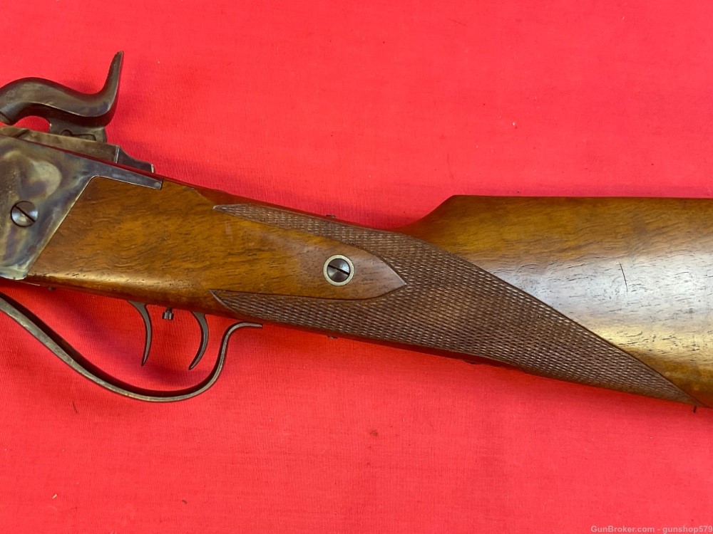 Pedersoli 1863 SHARPS Rifle Percussion 32 Inch Octagon 45 Cal Cap Ball -img-3