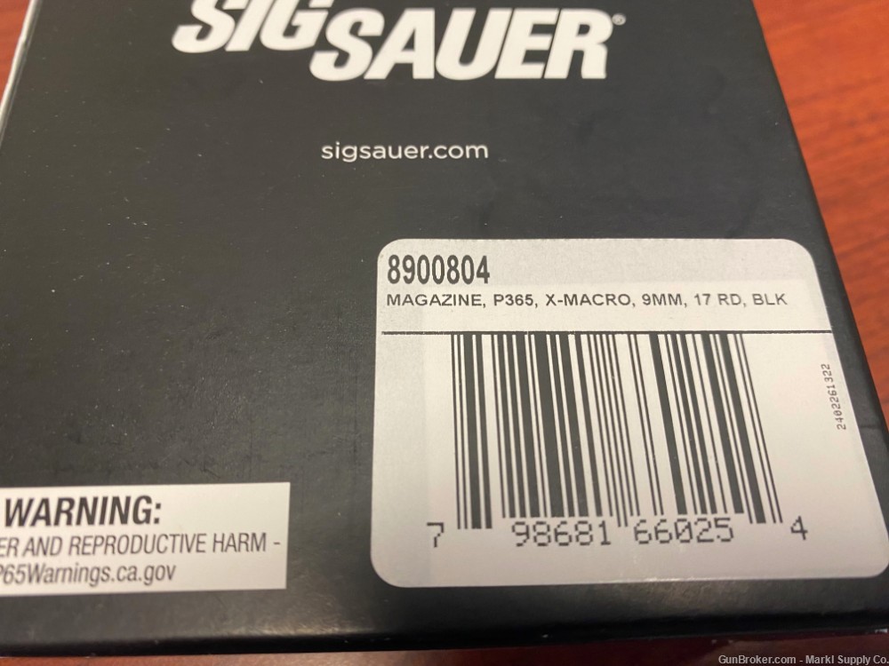 Sig Sauer P365 X-MACRO 9mm 17-Round Magazines  LOT of FOUR Magazines-img-1