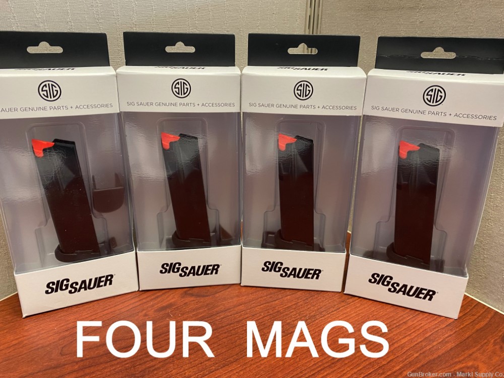 Sig Sauer P365 X-MACRO 9mm 17-Round Magazines  LOT of FOUR Magazines-img-0